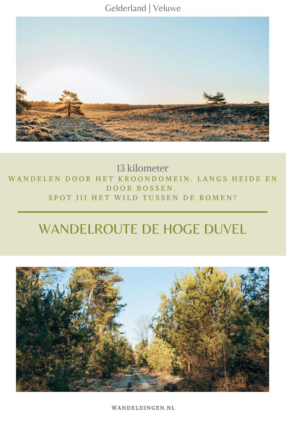 wandelroute de Hoge Duvel