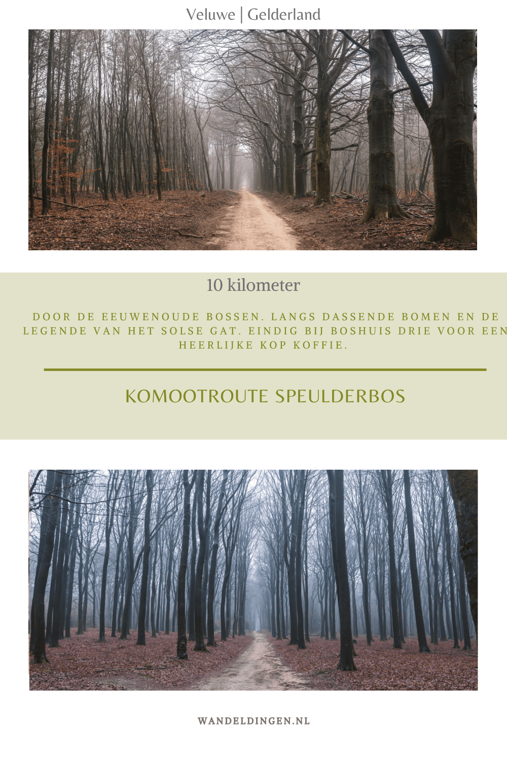 Komootroute Speulderbos